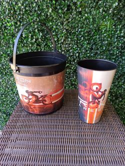 Tron Ares Popcorn Bucket and Theater Cup NEW