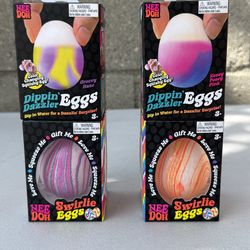 Needoh nee doh swirl egg color change dip