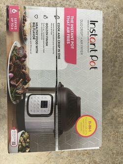 Instant Pot Duo Crisp XL 6qt 11-in-1 Air Fryer & Pressure Cooker