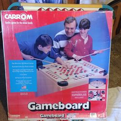 Vintage 70's Carrom Gameboard by Merdel