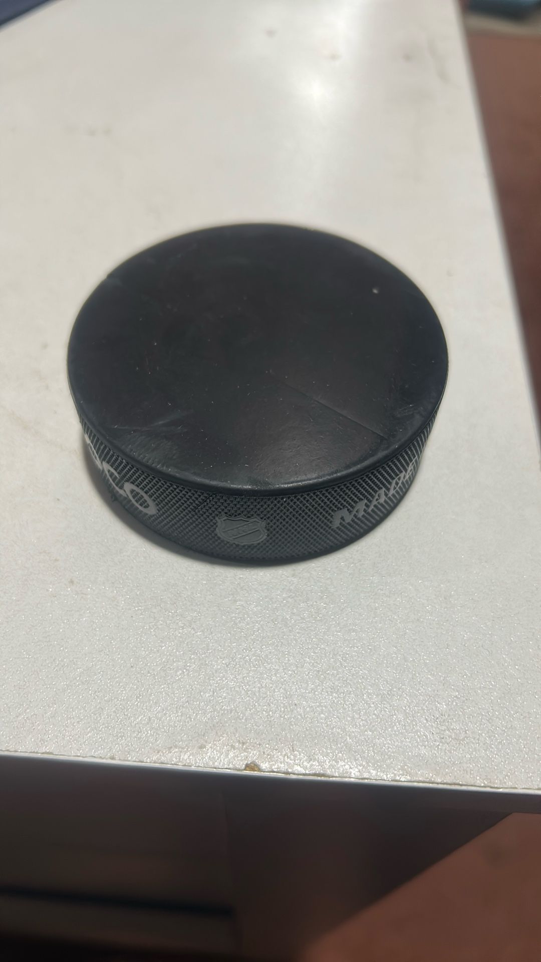 NJ DEVILS PLAYOFFS GAME PUCK