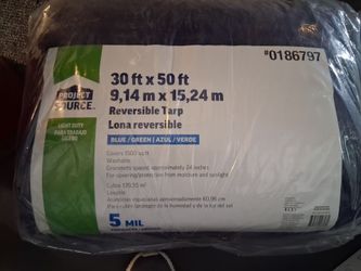 New 30 X 50 foot Reversible Tarp $175