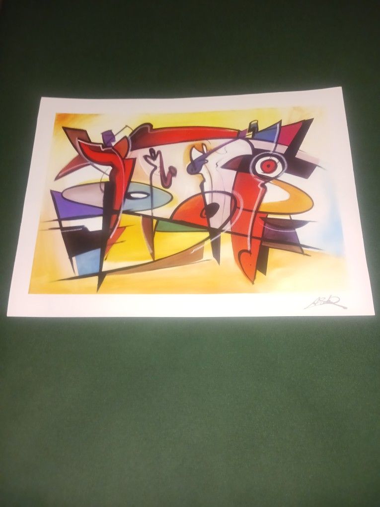 Abstract Print.