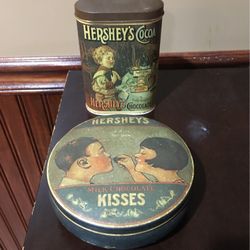 Hersheys Antique Tin Container’s 