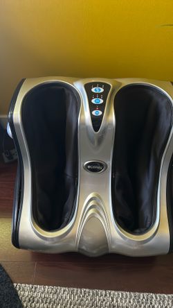 Comfy  calf and foot massager  with multiple settings    Rarely used !