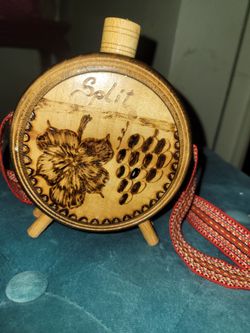 Handcrafted Wood Canteen