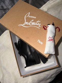 Christian Louboutin Louis Junior Spikes Black