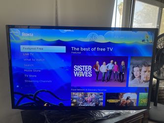 40" Samsungs with the original Samsung remote and New in the box 4K roku stick 
