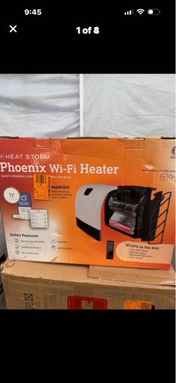 Heat Storm Phoenix Wi-Fi Infrared Wall Heater