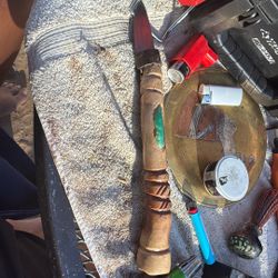 Arizona Sonora Iron Wood . Rare  Hand Made Knife 
