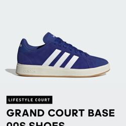Adidas Grand Court Base 00s Blue. size 10.5