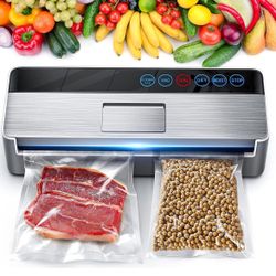  Vacuum Sealer Machine, Full Automatic Food Sealer. Brand new. Never been used. Still in the box.  Top highlights Brand vsdk Material Plast