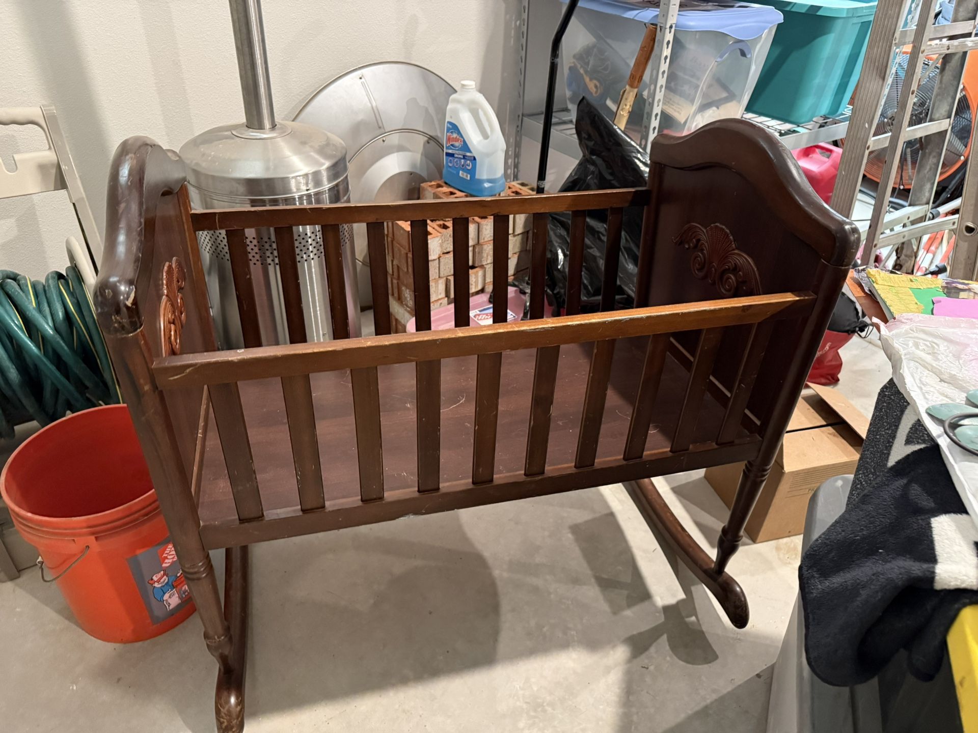 Wood Cradle Rocker