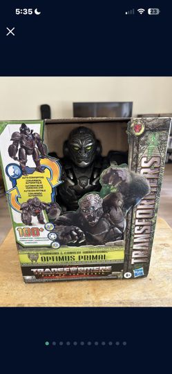 Transformers, Optimus Primal $50  Animatronic Command And Control Auto Convert Great Condition!