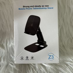 Mobile Phone Stand for Desk, Height Adjustable Cell Phone Holder Portable Desktop Stand