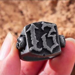 Biker ring size 13