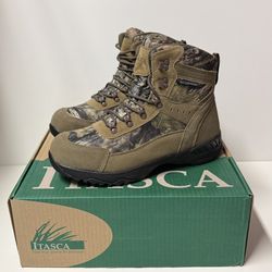 Men’s Waterproof Camo Boots Sz #10 -BRAND NEW