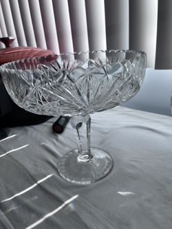 Crystal Standing Dish