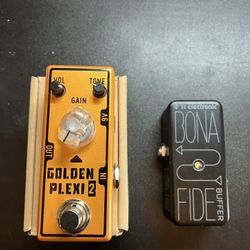 Guitar Pedals Distortion Tone City Golden Plexi . TC Electronic  Buffet