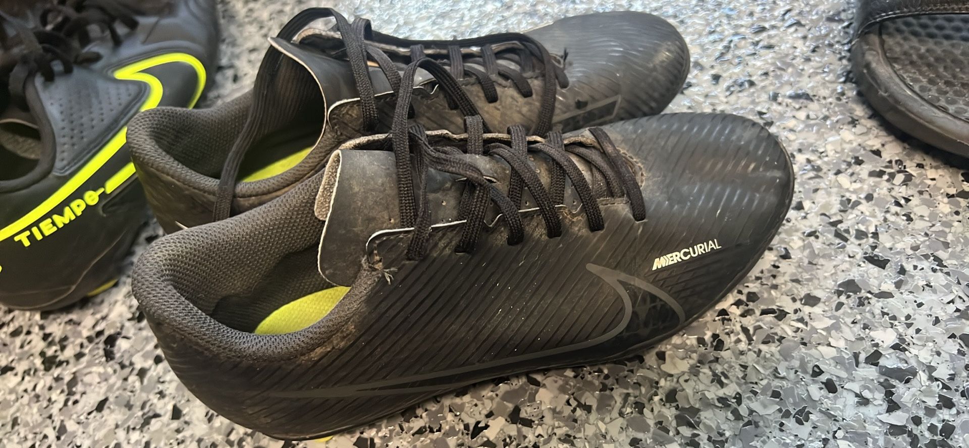 Nike soccer cleats And Shin Guards