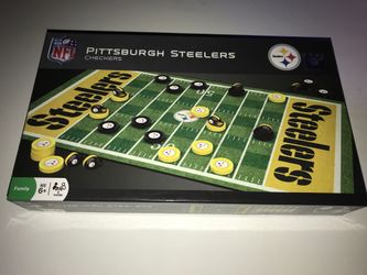 Pittsburgh Steelers Checkers Set