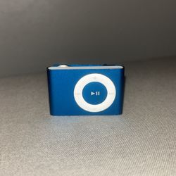 Blue iPod Shuffle 2nd Gen 