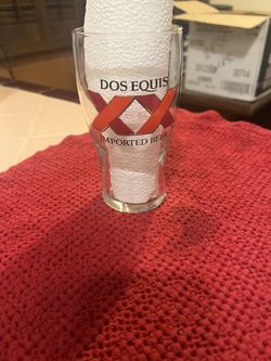 Dos XX Beer Pint Glass