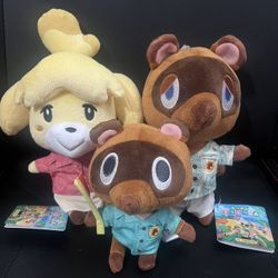 Animal Crossing Plush Bundle 