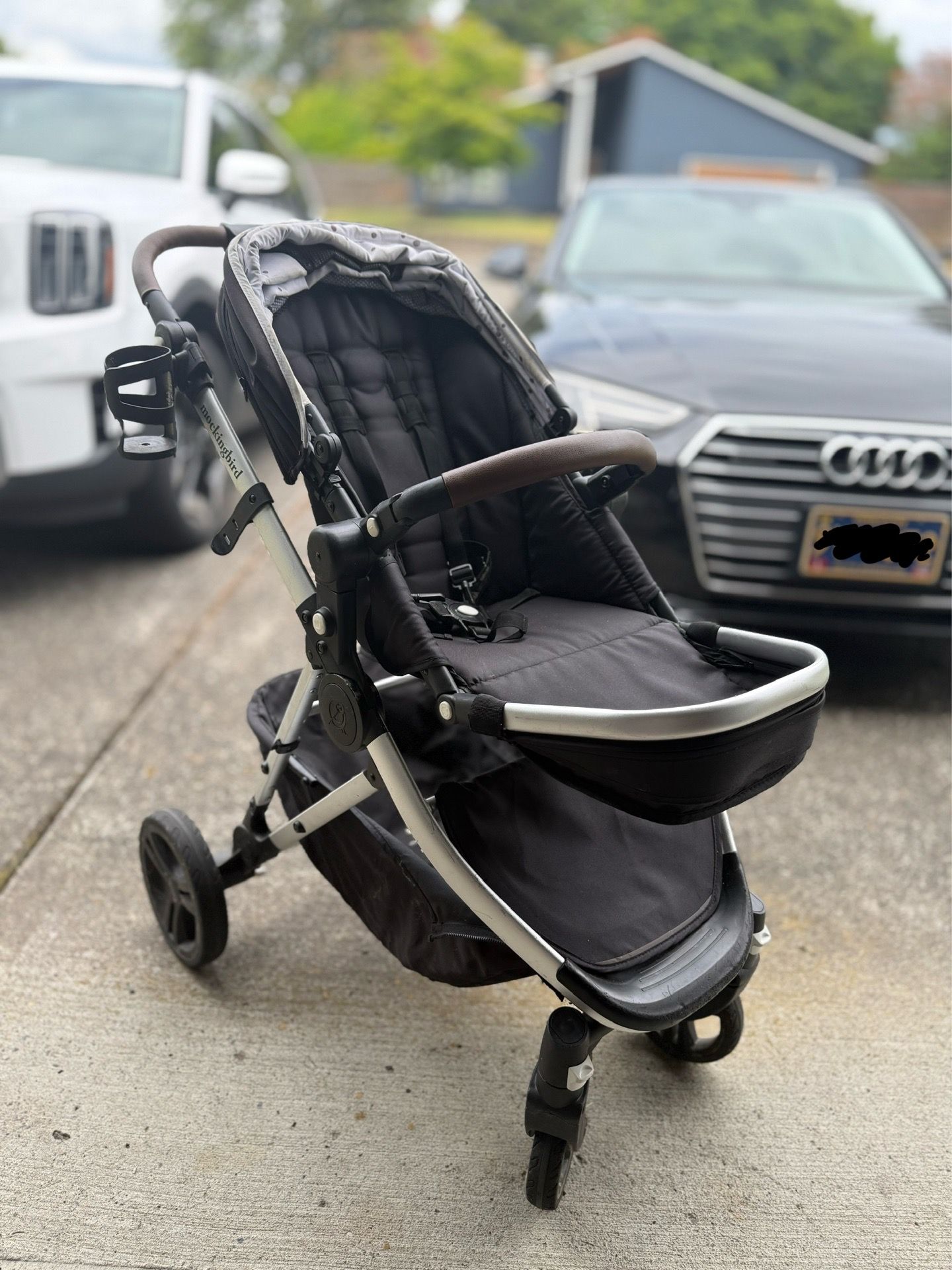 Mockingbird Single Stroller with Interchangeable Snack Tray