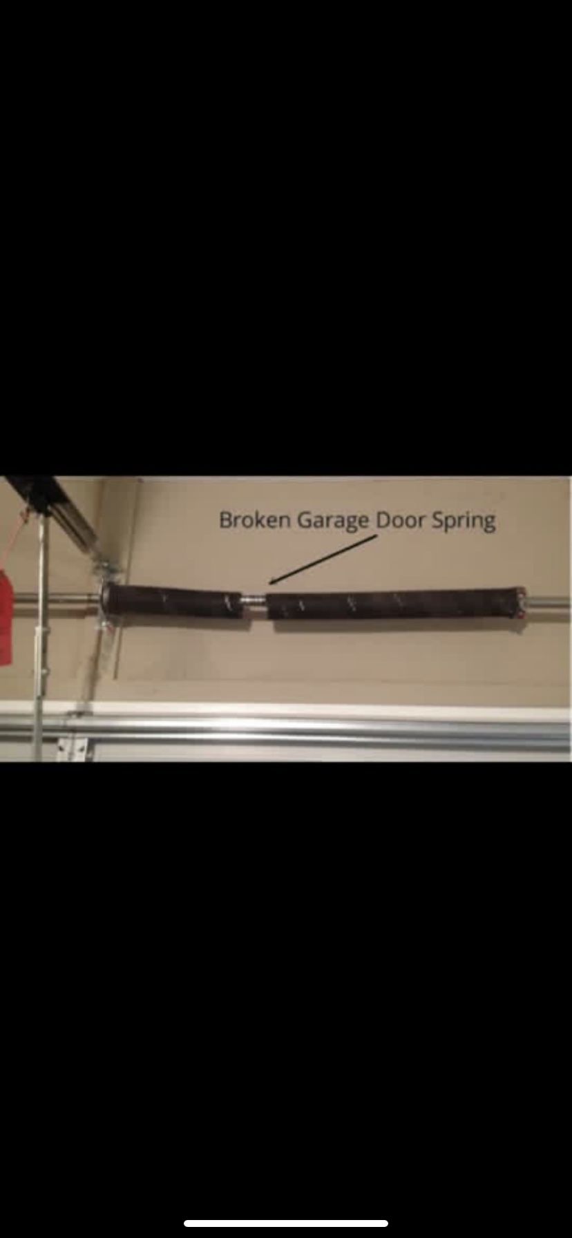 Garage door parts