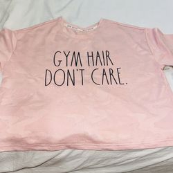 New Pink Gym Rae Dunn Tank Top 