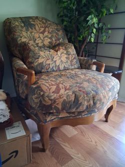 Down feather arm chairs