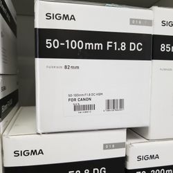 Sigma 50-100mm F/1.8 