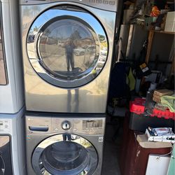 Lg stackable Steam washer and Steam gas dryer