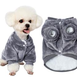 Dog Sweater, Dog Clothes, Dog Coat, Dog Jacket for Small or Medium Dogs Boy or Girl, Ultra Soft and Warm Cat Pet Sweaters (Gray, XL see chart)