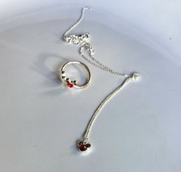 Disney Mikey Jewelry, Necklace And The Ring