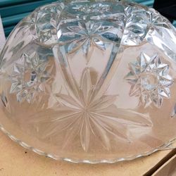 individual Anchor Hocking EAPC (Early American Prescut) "Star of David" bowl