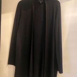 Long black cardigan - Eileen Fisher
