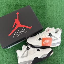 Jordan 4 White Cement