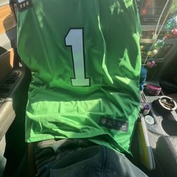 kelly green jalen hurts jersey