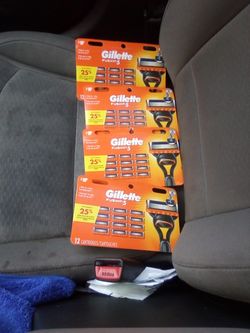 $75 FOR ALL 4 GILLETTE FUSION 5 12PK