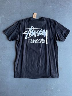 Stussy Honolulu Last size small black tee shirt