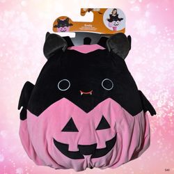 Bat pumpkin squishmallow costume
