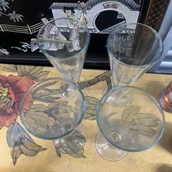 Princess House Heritage Pilsner Glasses