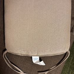 Four (4) Tapered Outdoor Dining Chair Cushions By CUSHION CONNECTION