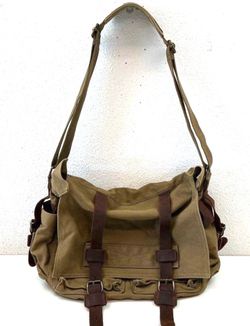 NWOT S.C. Cotton Vintage Military Canvas Messenger Bag