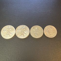 1 Ounce Silver Coins