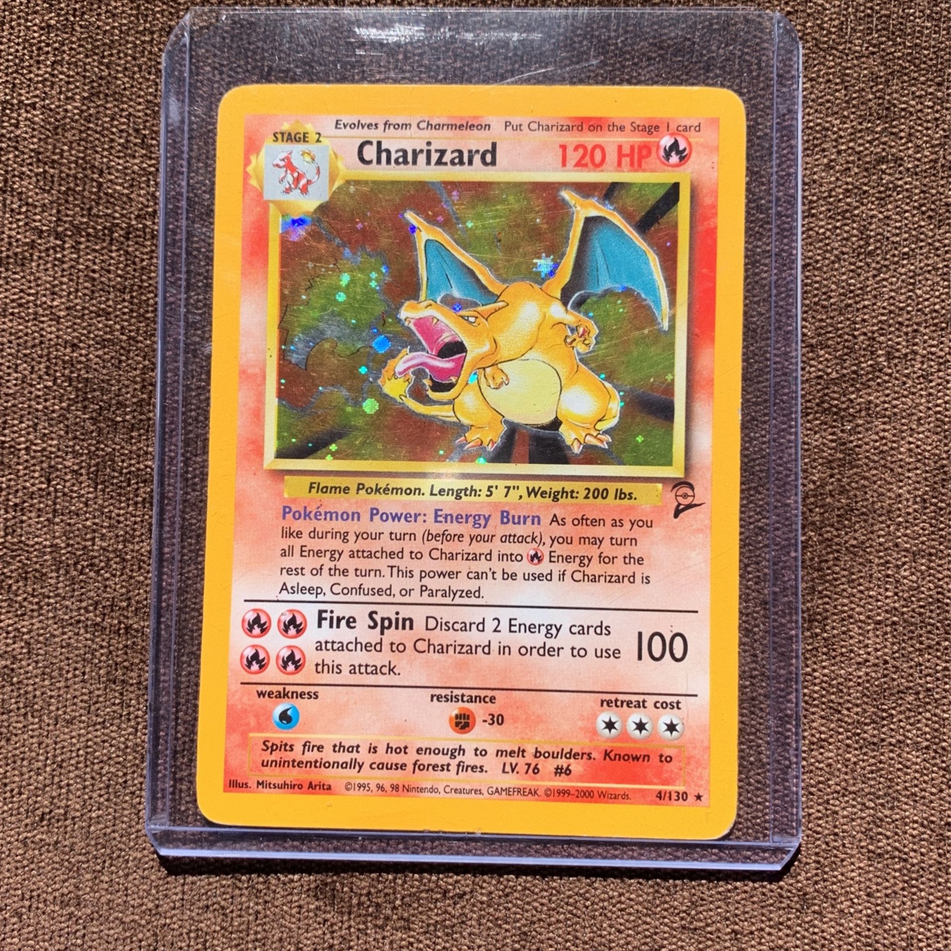 1995 pokemon charizard card - Shining (107) - Neo Destiny (RRRR) Fire Spin (100)Discard 2 Energy cards attached to Charizard in order to use this attack This Pokmon card just sold