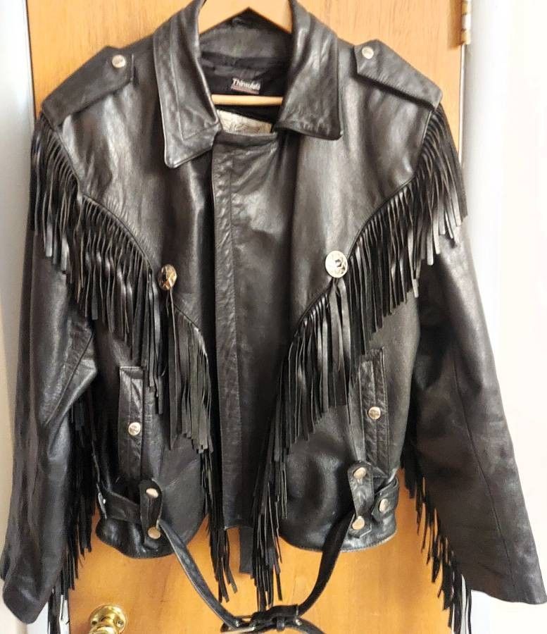 Wilson's Fringed Leather Jacket Open Road