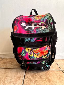 Boombah baseball rolling bag pack
